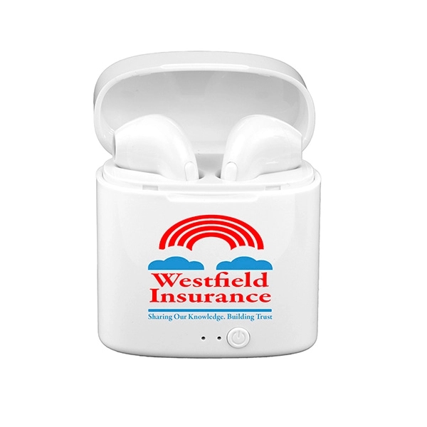 Wireless earbuds in charging case.... from ASI 62660 Innovation Line