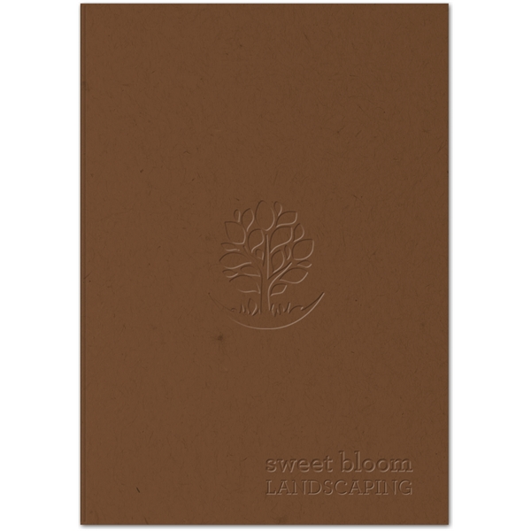 7" x 10" Deluxe EcoFlex notebook with recycled cover materials, foil... from ASI 91340 Journalbooks/Timeplanner Calendars
