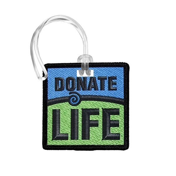 USA Made 2 side 4CP Dye Sub printed luggage tag with... from ASI 90160 Suntex Industries