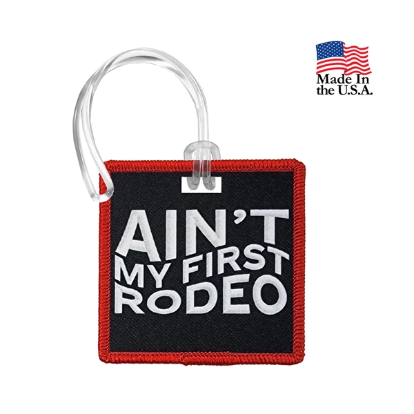 USA Made 2 side 4CP Dye Sub printed luggage tag with... from ASI 90160 Suntex Industries