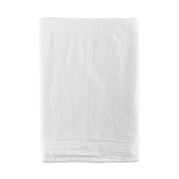 28" square absorbent 100% organic cotton "flour sack" tea towel with... from ASI 92980 WOV-IN® / Universal Strap/Wov-In Line