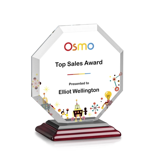 The Layland Award features a beautifully beveled Starfire Crystal Octagon mounted... from ASI 84592 St Regis Group / St Regis