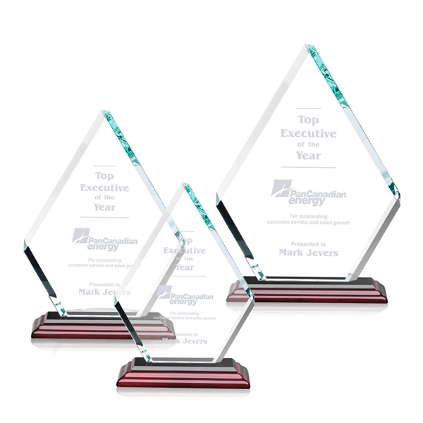 Our extraordinary double-sided beveled starfire diamond award is combined with Albion™... from ASI 84592 St Regis Group / St Regis