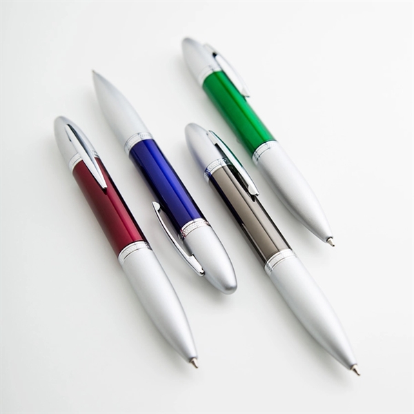 Stainless twist action ballpoint pen.... from ASI 31517 Admart Products / Admart Line