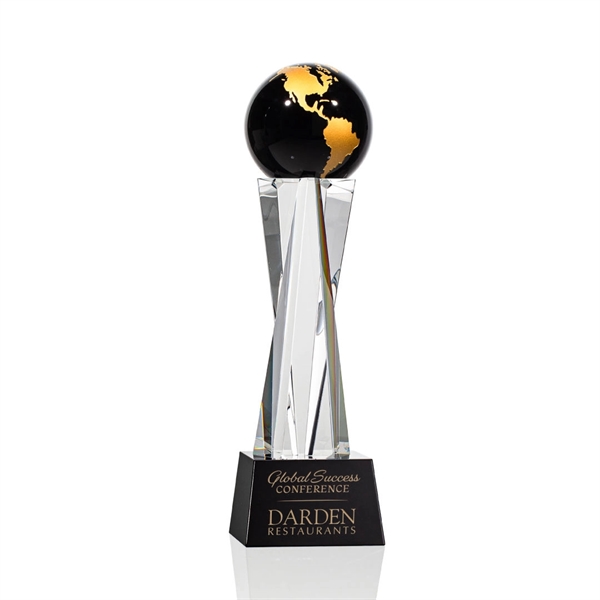 Havant Globe Award - Black/Gold... from ASI 84592 St Regis Group / St Regis
