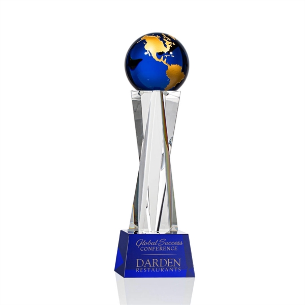 Havant Globe Award - Blue/Gold... from ASI 84592 St Regis Group / St Regis