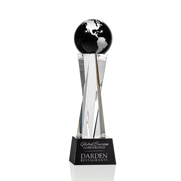 Havant Globe Award - Black/Silver... from ASI 84592 St Regis Group / St Regis
