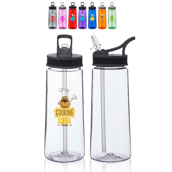 22 oz. sports bottle with spill-proof screw-on lid and flip-top straw.... from ASI 39552 BEL Promo