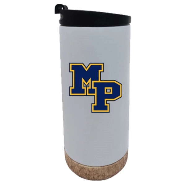 16 oz. double wall stainless steel travel mug with vacuum insulation.... from ASI 46573 Cooper & Clement Inc