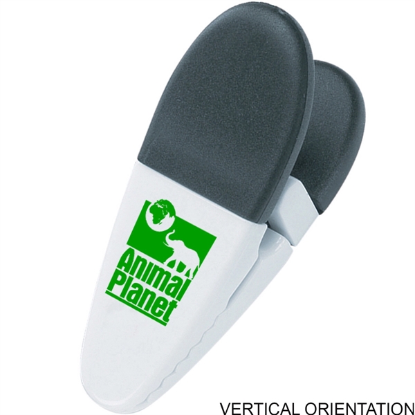 1 1/4" x 3 1/2" clip with magnetic backing; offered in... from ASI 61966 HPG / Beacon Promotions