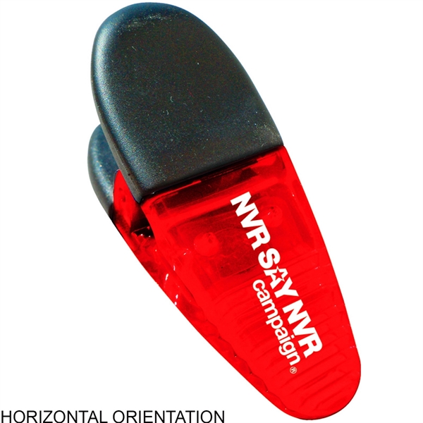 1 1/4" x 3 1/2" clip with magnetic backing; offered in... from ASI 61966 HPG / Beacon Promotions