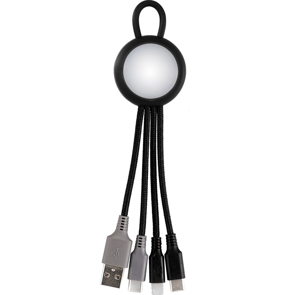 Clearview Light Up Loop Dual Input 3-in-1 Charging Cable... from ASI 30208 A P Specialties / AP Specialties