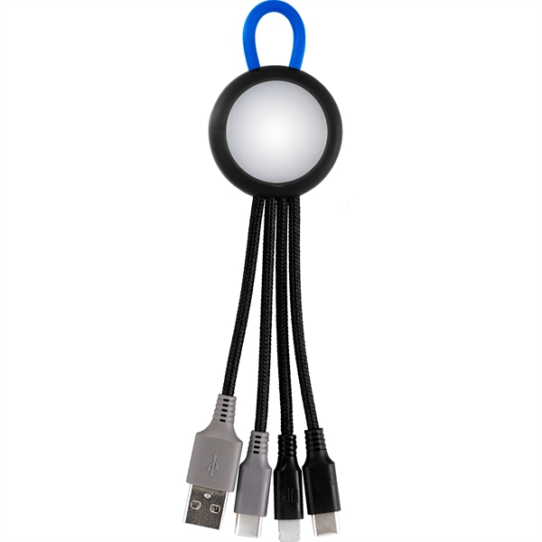 Clearview Light Up Loop Dual Input 3-in-1 Charging Cable... from ASI 30208 A P Specialties / AP Specialties