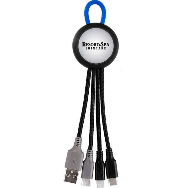 Clearview Light Up Loop Dual Input 3-in-1 Charging Cable... from ASI 30208 A P Specialties / AP Specialties