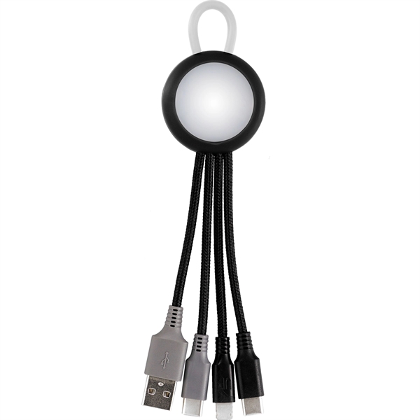 Clearview Light Up Loop Dual Input 3-in-1 Charging Cable... from ASI 30208 A P Specialties / AP Specialties