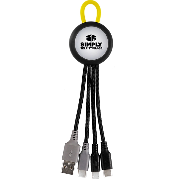 Clearview Light Up Loop Dual Input 3-in-1 Charging Cable... from ASI 30208 A P Specialties / AP Specialties