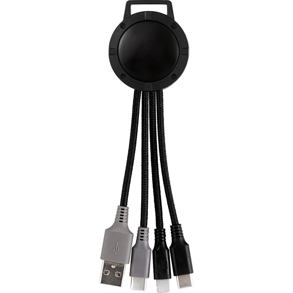 Light Up Color Two Tone Dual Input 3-in-1 Charging Cable... from ASI 30208 A P Specialties / AP Specialties