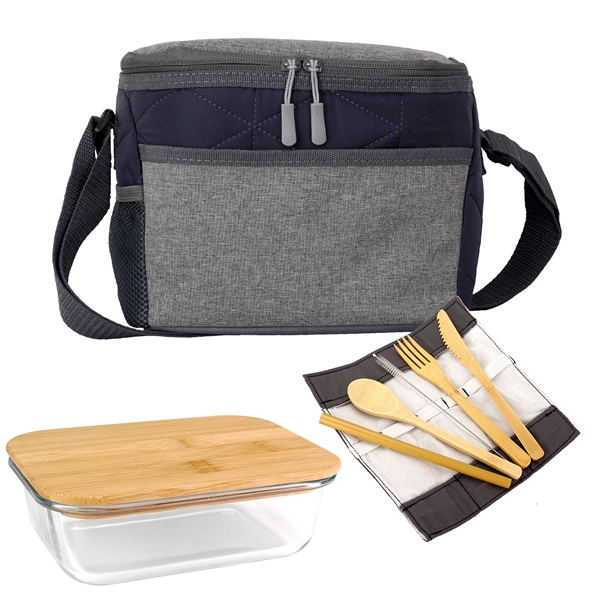 Quilted Bamboo Lunch Set... from ASI 30208 A P Specialties / AP Specialties