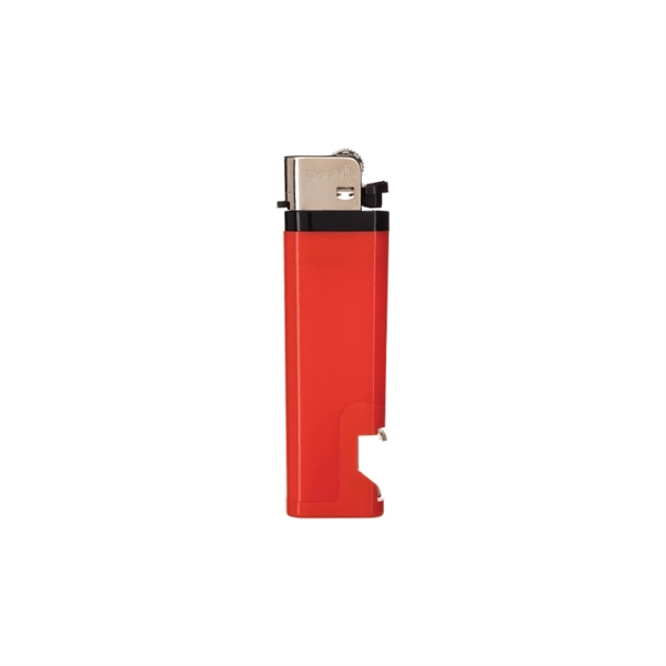 Lighter with a standard flame, gloss plastic finish and a built-in... from ASI 57655 STOPNGO Line
