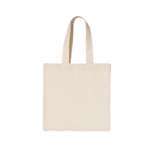 6 Oz. 100% cotton. Self-fabric handles. Economical Mini Tote.... from ASI 41511 Brainchild USA Inc / BrainChild Gift Club