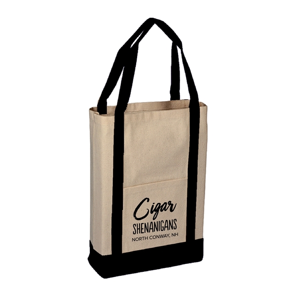 10 oz. Two Tone Canvas Deluxe Tote... from ASI 39820 Opusline (Benmex) / Opus Line