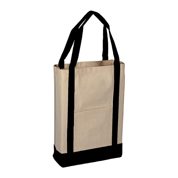 10 oz. Two Tone Canvas Deluxe Tote... from ASI 39820 Opusline (Benmex) / Opus Line