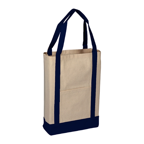 10 oz. Two Tone Canvas Deluxe Tote... from ASI 39820 Opusline (Benmex) / Opus Line