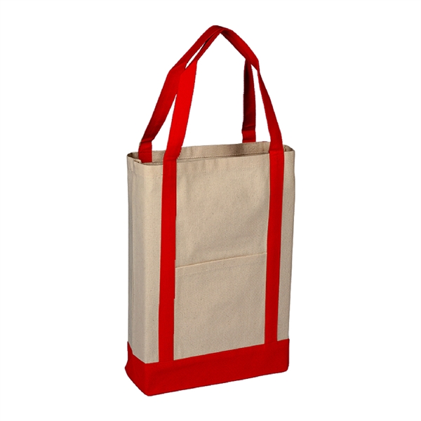 10 oz. Two Tone Canvas Deluxe Tote... from ASI 39820 Opusline (Benmex) / Opus Line