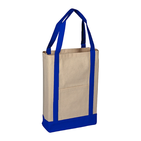 10 oz. Two Tone Canvas Deluxe Tote... from ASI 39820 Opusline (Benmex) / Opus Line