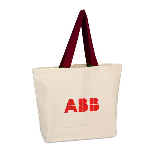 10 oz. Beach Bag with Colored Handles... from ASI 39820 Opusline (Benmex) / Opus Line