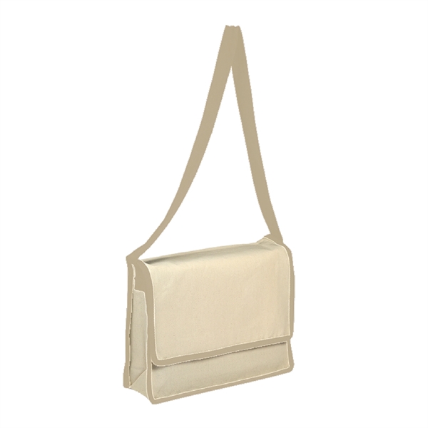 Canvas Massenger Bag With Flap... from ASI 39820 Opusline (Benmex) / Opus Line