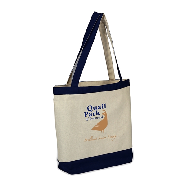 Canvas Color Accent Tote... from ASI 39820 Opusline (Benmex) / Opus Line