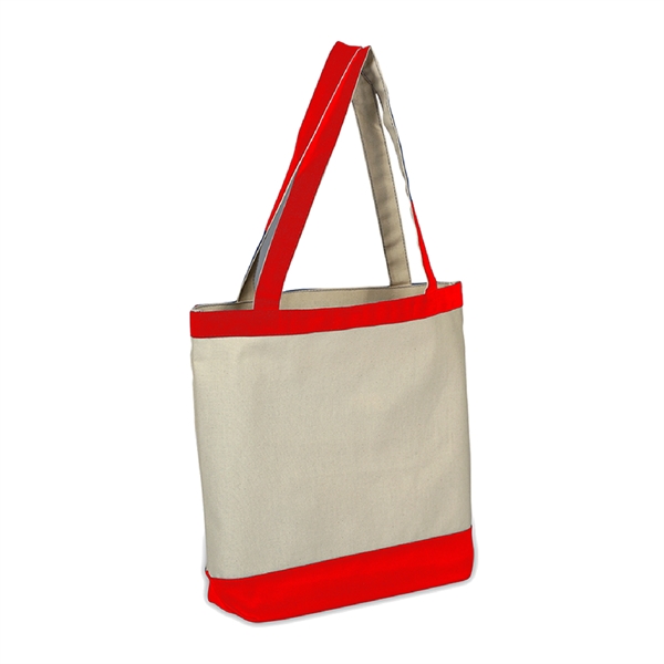Canvas Color Accent Tote... from ASI 39820 Opusline (Benmex) / Opus Line