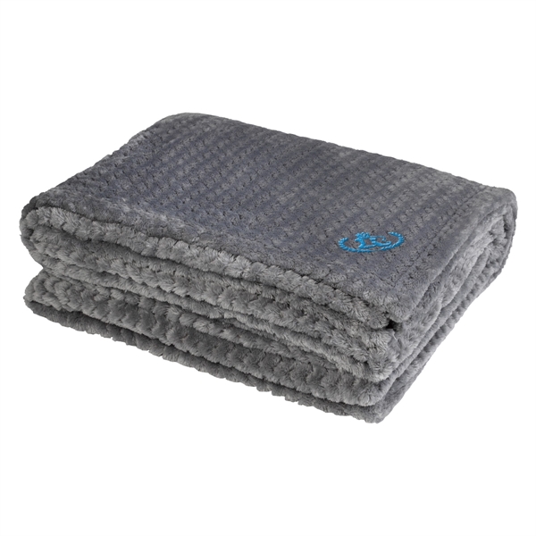 Cozy plush blanket made of 100% polyester and measuring 60" x... from ASI 61125 Hit Promotional Products / Hit®