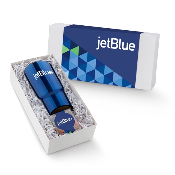 20 oz. stainless steel dual wall, vacuum insulated tumbler with 3.6... from ASI 71685 Midnite Snax® / Promo Revolution