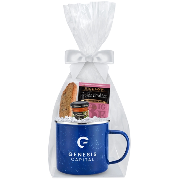 16 oz. Speckled Camping Mug Gift Sets Filled with StarbucksA® Pike... from ASI 71685 Midnite Snax®
