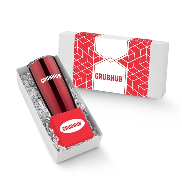 Cocoa Time Gift Set with a 20 oz. Straight Tumbler and... from ASI 71685 Midnite Snax® / Promo Revolution