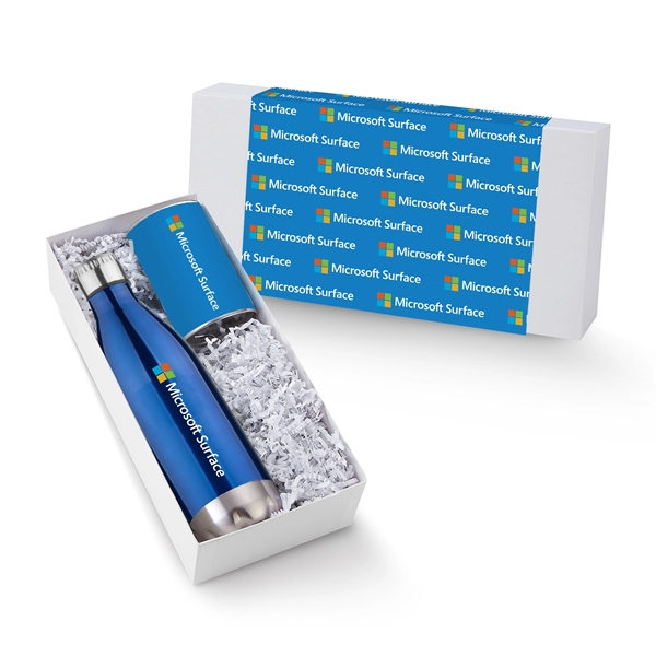 17 oz. Vacuum Sealed Water Bottle paired with a tube of... from ASI 71685 Midnite Snax® / Promo Revolution