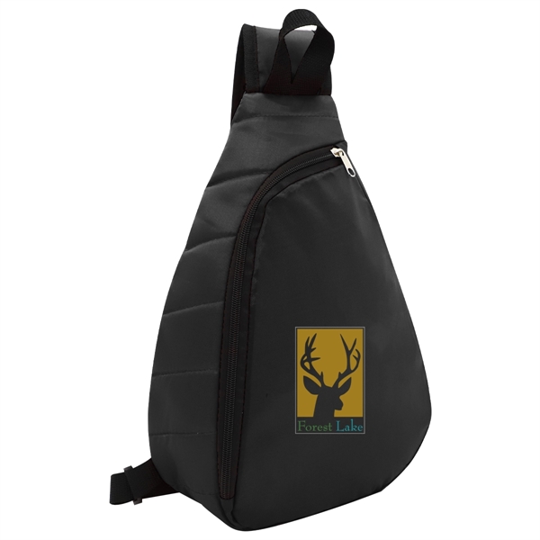 Puffy sling backpack for storing essential items as you go about... from ASI 61125 Hit Promotional Products / Hit®