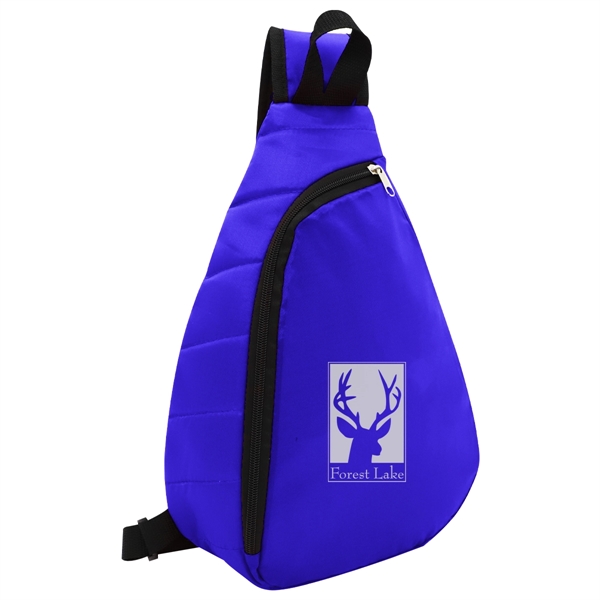 Puffy sling backpack for storing essential items as you go about... from ASI 61125 Hit Promotional Products / Hit®