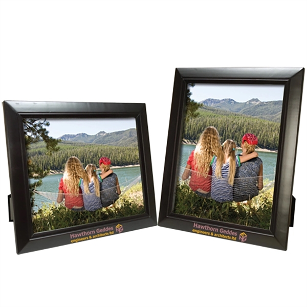 8" x 10" colored wood frame with black velvet back, glass... from ASI 62190 Illini
