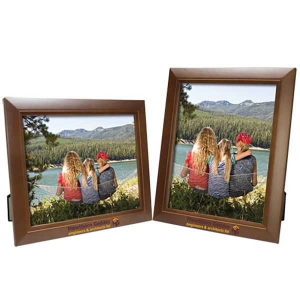 8" x 10" colored wood frame with black velvet back, glass... from ASI 62190 Illini