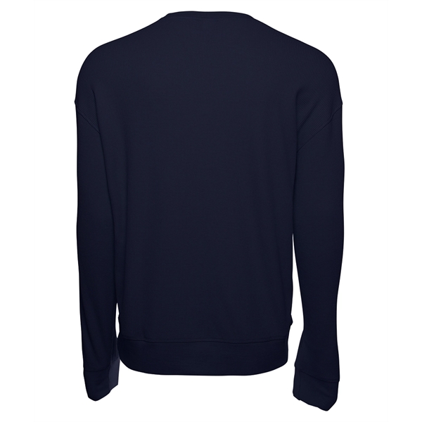 Made from cozy waffle knit, our unisex Waffle Crew Neck Sweatshirt... from ASI 44620 Charles River Apparel