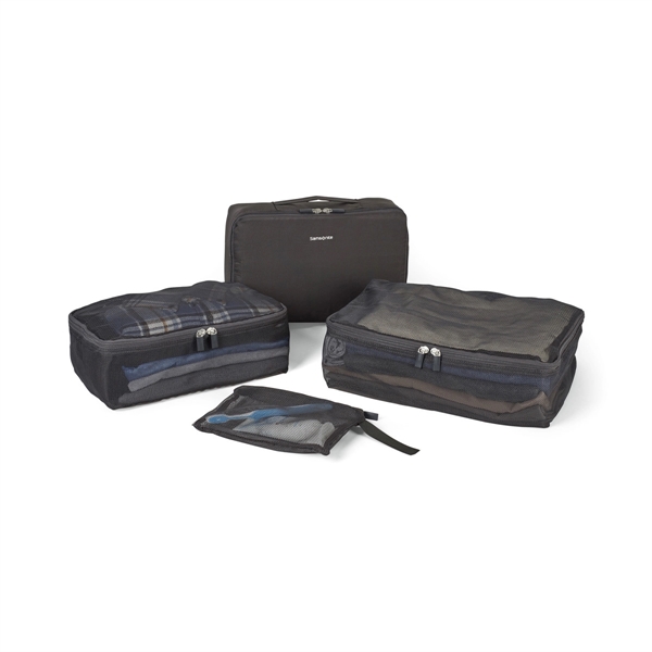 Set of three foldable packing cubes with mesh ventilation.... from ASI 56070 Gemline / Gemline®