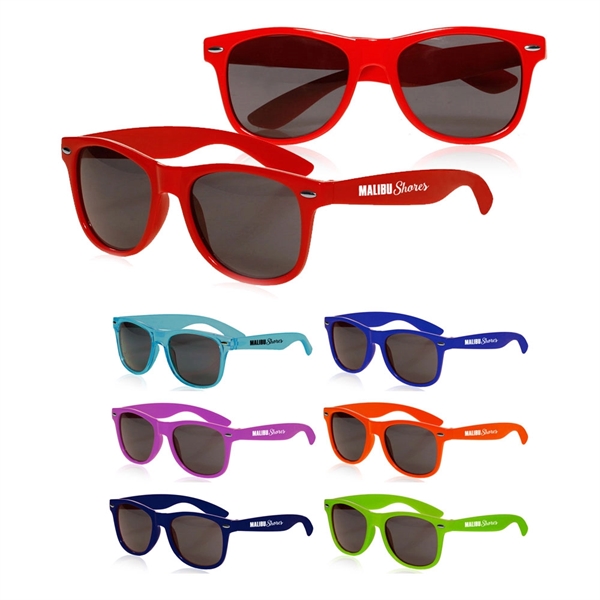 Plastic, adult-sized sunglasses with UV protection in plenty of available colors.... from ASI 39552 BEL Promo