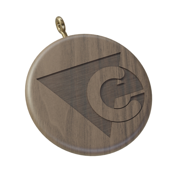 Wooden Key Fob, crafted from Cherry, Maple, or Walnut, laser engraved,... from ASI 56020 The Gavel Company / The Gavel Company