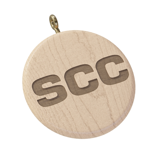 Wooden Key Fob, crafted from Cherry, Maple, or Walnut, laser engraved,... from ASI 56020 The Gavel Company / The Gavel Company