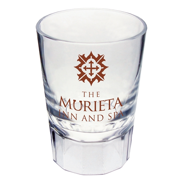 2 oz. Colored Plastic Fluted Shot Glass, USA made of rugged... from ASI 61952 Howw Mfg Co Inc / Howw USA