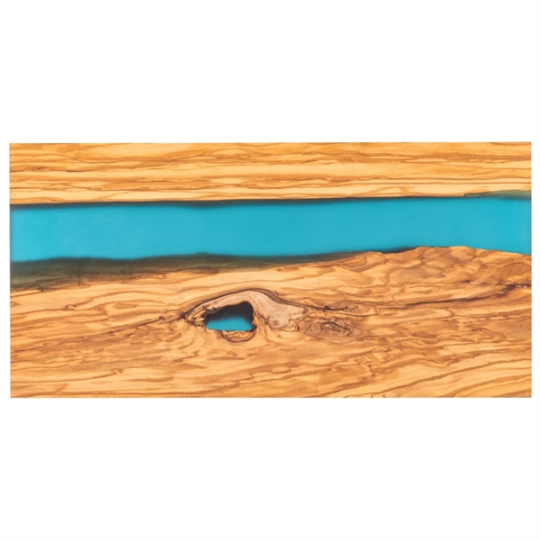 Handcrafted olive wood and contrasting blue resin serving and cutting board.... from ASI 57655 STOPNGO Line