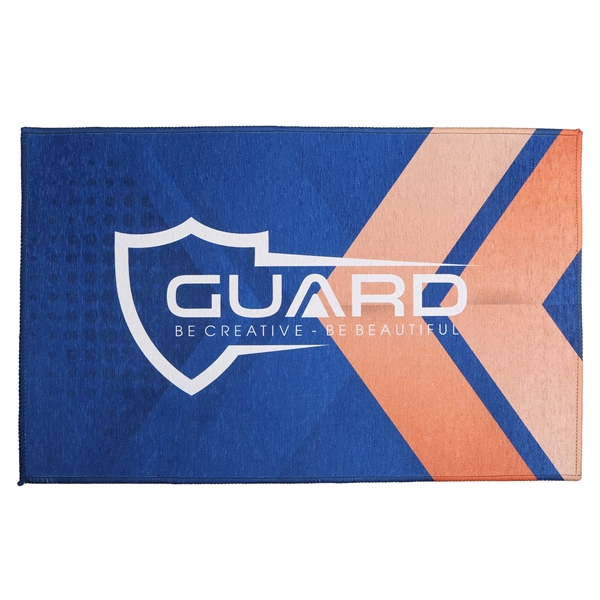 Full-color Dornier carpet rug with a semi-heavy mat, textured face, and... from ASI 61966 HPG / Best Promotions USA